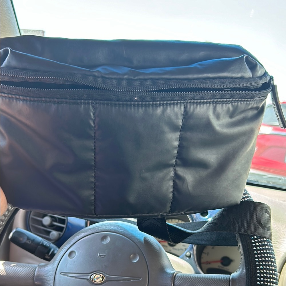 Calpak Black Belt Bag Sleek and Versatile